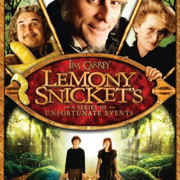 Lemony Snickets A Series Of Unfortunate Events Jim Carrey PG DVD Paramount 2004 - Picture 1 of 4